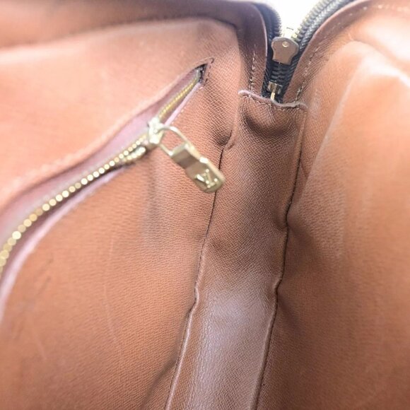 Auth LOUIS VUITTON Jeune Fille MM Shoulder Bag Monogram Leather Brown - Picture 6 of 16